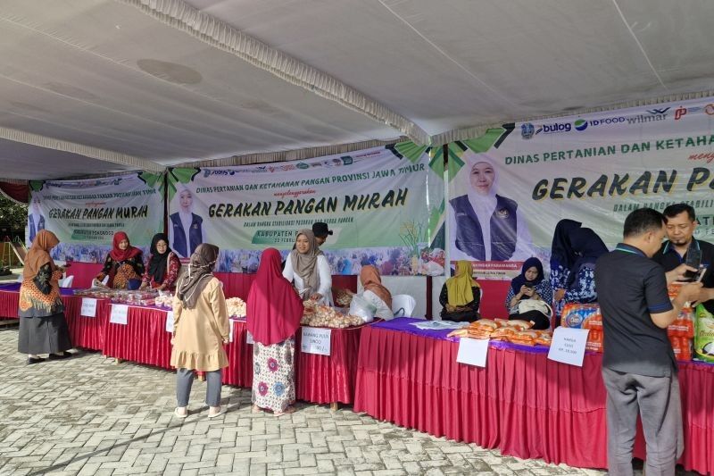 DPKP Jatim Gelar Pasar Murah di Ponorogo Jelang Ramadhan: Harga Bahan Pokok Lebih Terjangkau