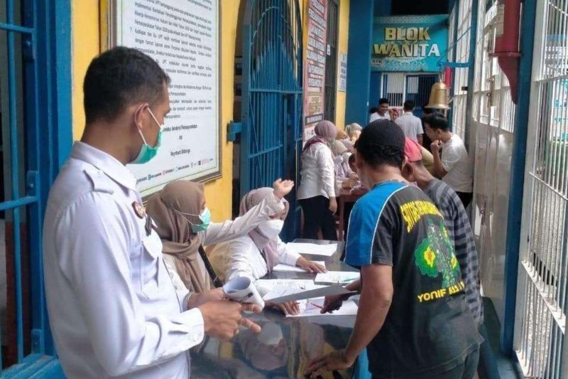 Lapas Baubau dan Dinkes Gelar Pemeriksaan Penyakit Menular bagi Narapidana