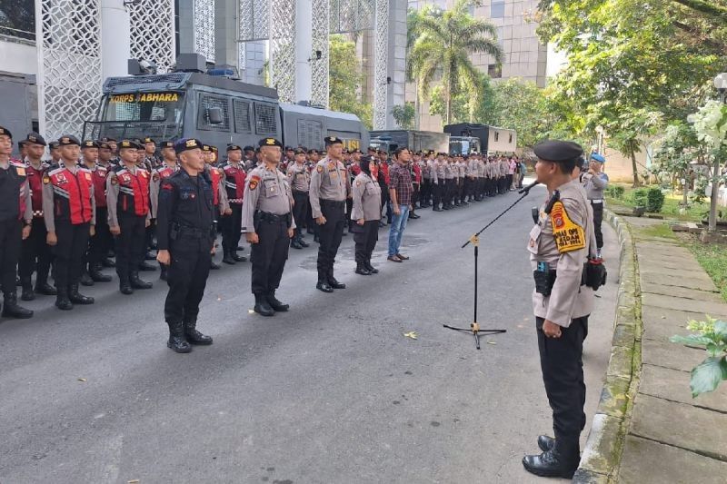 Polda Sumut Siagakan 100 Personel Brimob Antisipasi Gangguan Pasca Pelantikan Kepala Daerah