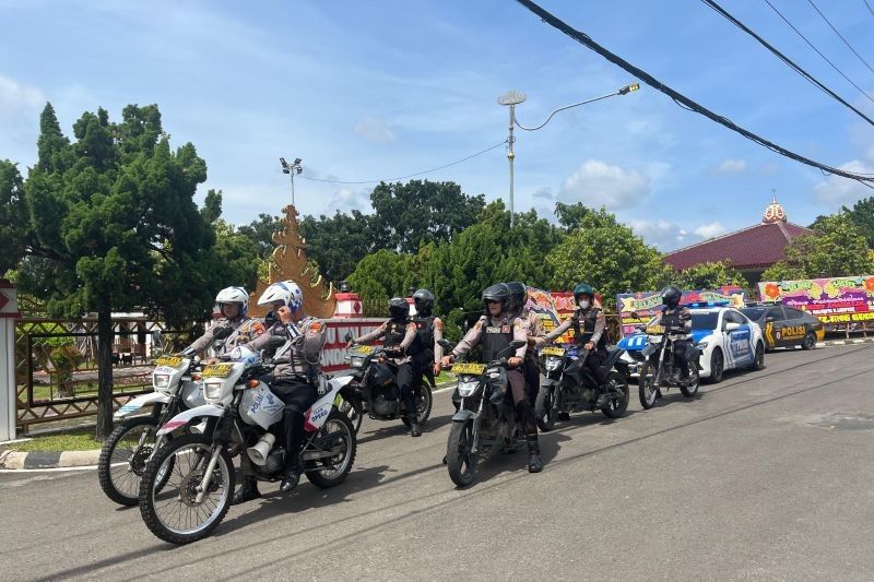 Polresta Bandarlampung Jaga Kondusivitas Daerah dengan Patroli Gabungan