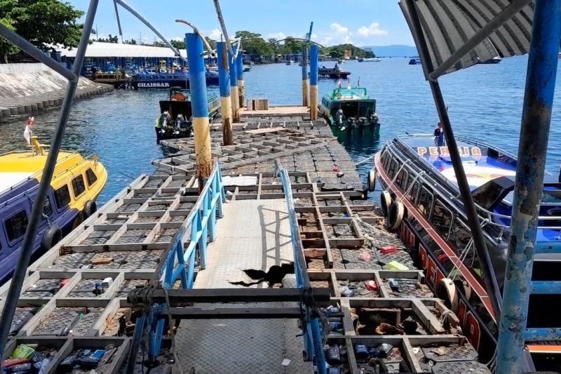 Rp30 Miliar untuk Perbaikan Dermaga Pelabuhan Ternate yang Rusak Parah