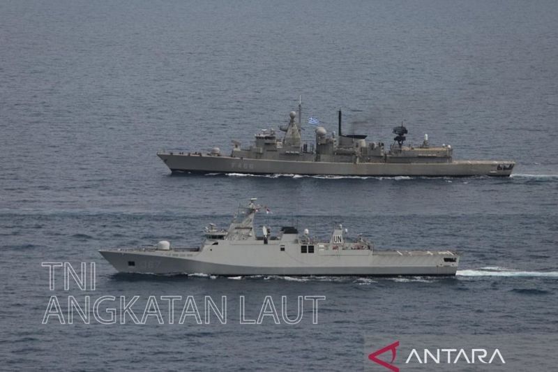 KRI SIM-367: Latihan Manuver di Lebanon, Jaga Perdamaian di Laut Mediterania