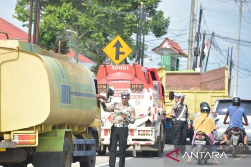 Polda Babel Razia Kendaraan Lintas Kabupaten, Tingkat Pelanggaran Lalu Lintas Meningkat