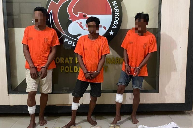 Polda Sumut Gagalkan Penyelundupan 25 Kg Sabu dari Malaysia, 3 Kurir Ditangkap