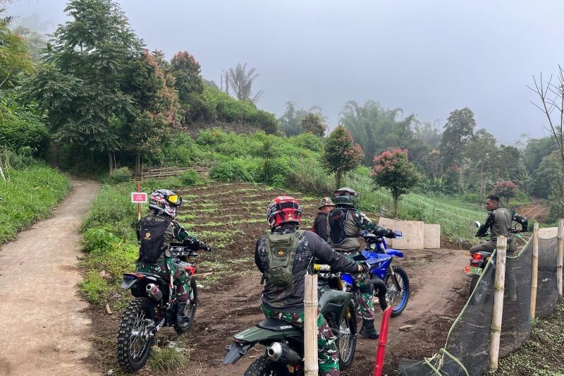 Dansatgas TMMD Agam Tinjau Titik Nol Pembangunan Jalan di Nagari Balingka