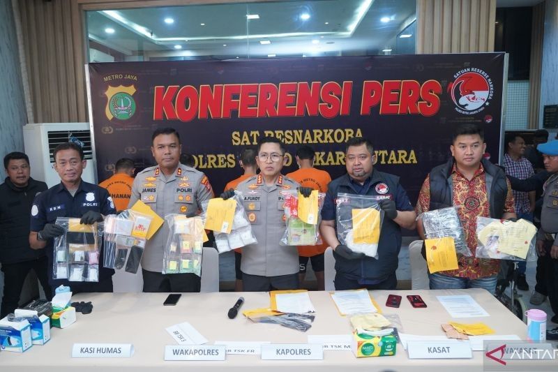 Polres Jakut Ungkap 131 Kasus Narkoba, Dukung Program Astacita Presiden Prabowo