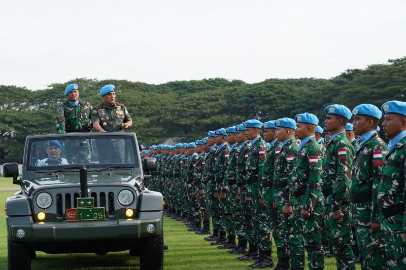 467 Prajurit TNI dari Aceh Berangkat ke Misi Perdamaian Lebanon