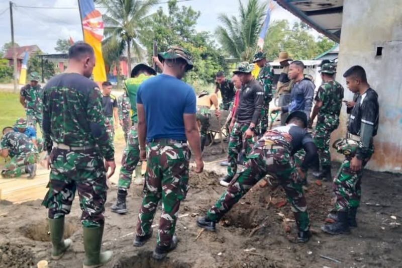 Kodim Pasangkayu Bangun Tiga Sumur Bor, Solusi Air Bersih Warga Desa Benggaulu