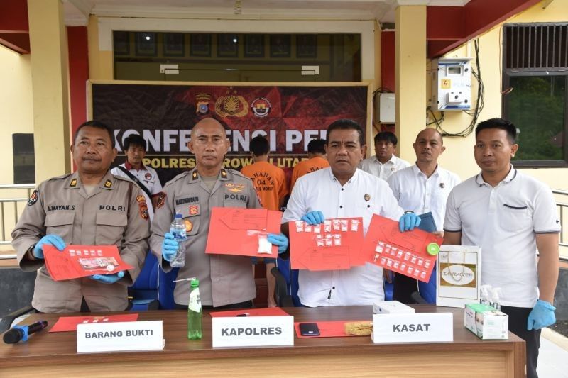 Polres Morowali Utara Ungkap 13 Kasus Narkoba dalam Dua Bulan