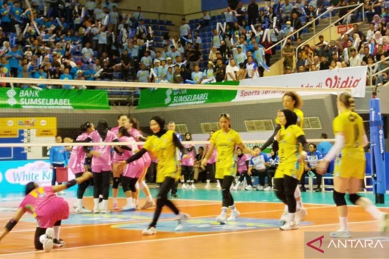 Pertamina Enduro Taklukan Electric PLN di Proliga 2025 Palembang