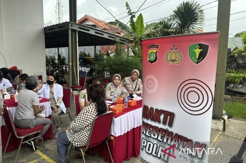 Polda Metro Jaya Gelar Pemeriksaan Kesehatan Gratis di Cengkareng, Bantu Warga Terutama Lansia