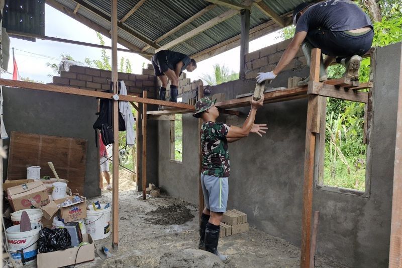 TMMD Kodim 0907/Trk Prioritaskan Kualitas Rehab Rumah Warga