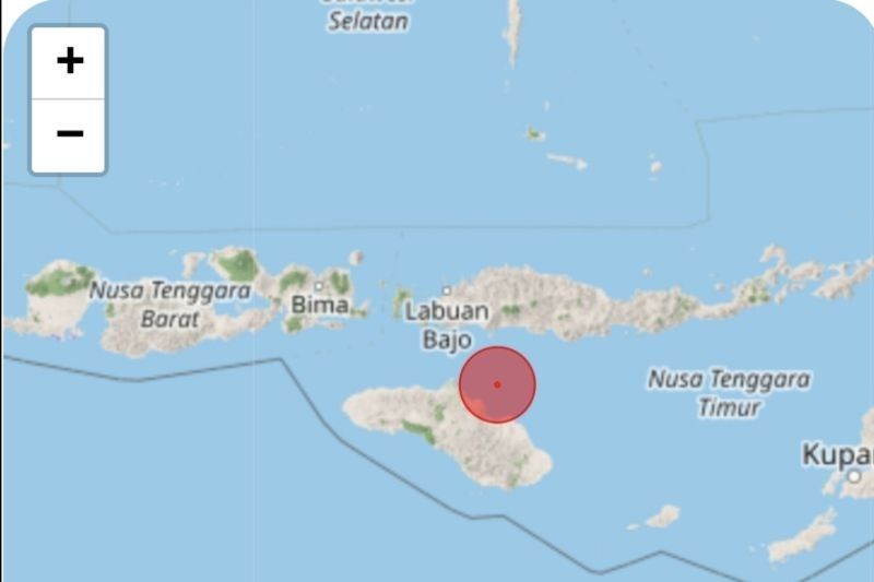 Gempa Magnitudo 5,3 Guncang Waingapu, NTT; BMKG Pastikan Tak Berpotensi Tsunami