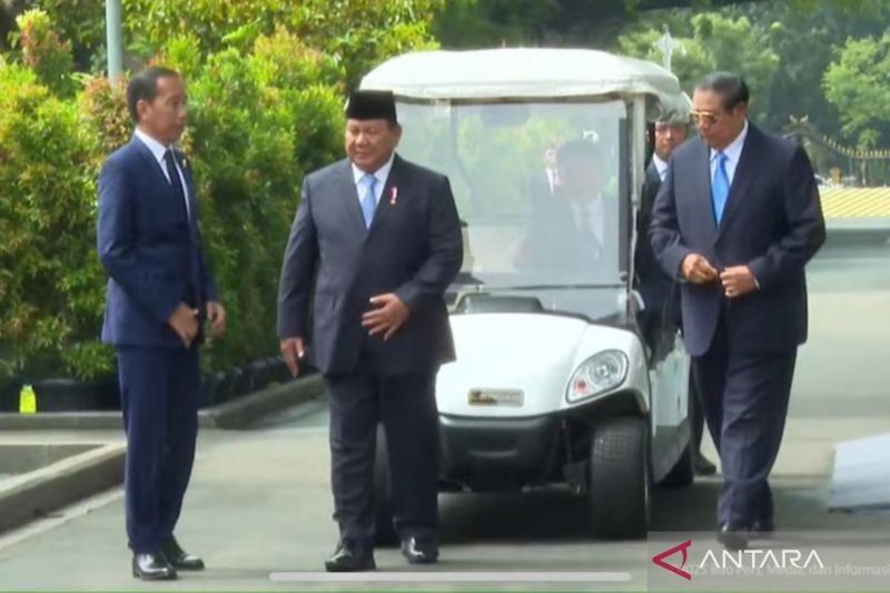 Jokowi, SBY, dan Prabowo Tiba Bersama di Peluncuran BPI Danantara