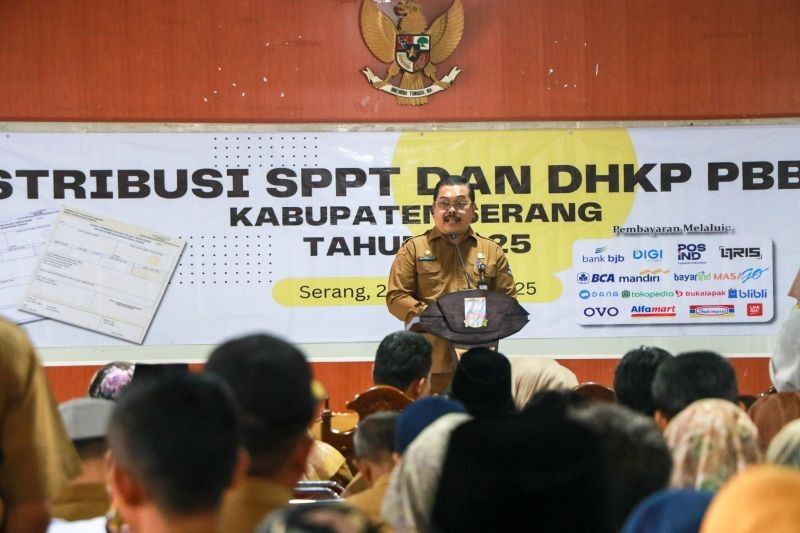 Pemkab Serang Distribusikan SPPT PBB-P2 dan DHKP 2025: Target Pajak Rp145 Miliar