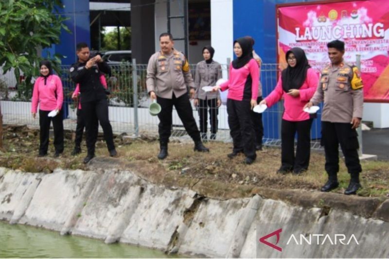 Polres Sumenep Dukung Ketahanan Pangan Nasional lewat Program Pekarangan Pangan Lestari