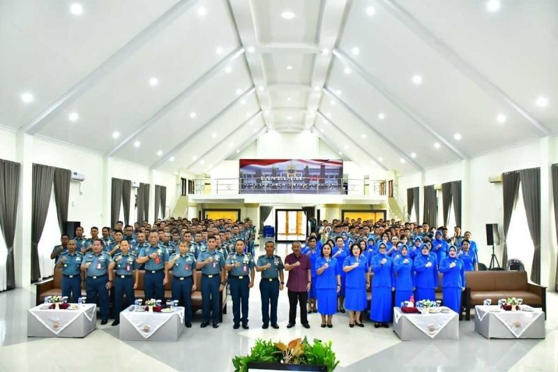 Lantamal VIII Manado Gelar Ceramah Motivasi, Bangun Prajurit yang Tangguh