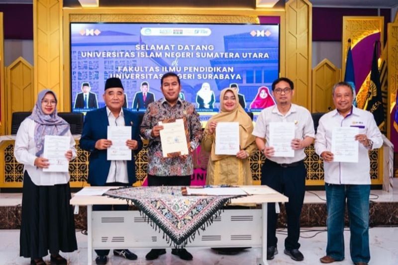 UINSU dan UNESA Jalin Kerja Sama Tingkatkan Mutu Pendidikan Berbasis Teknologi