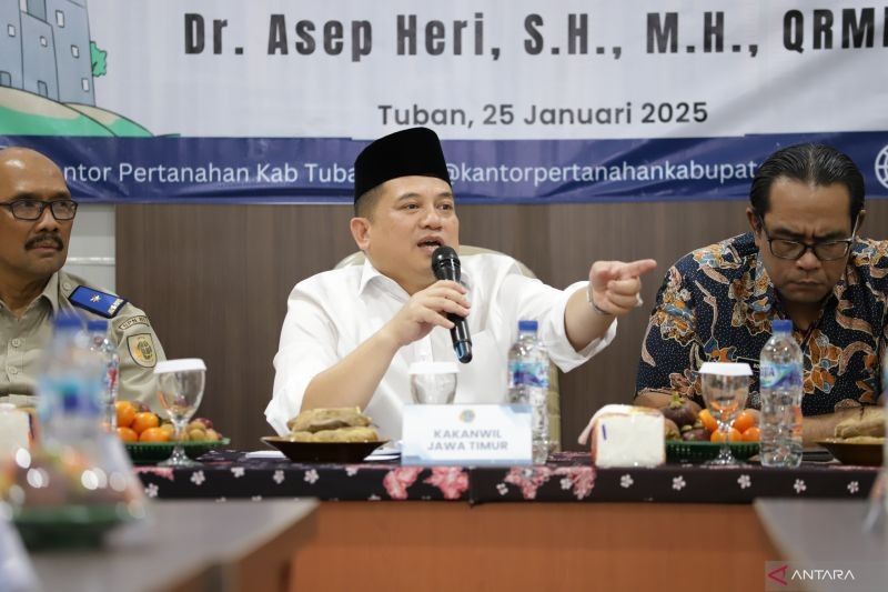 BPN Jatim Percepat Sertifikasi 5.000 Tanah Wakaf di Tuban