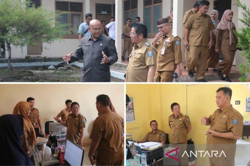 Wabup Bangka Tengah Sidak Dua Lembaga Strategis di Hari Pertama Menjabat