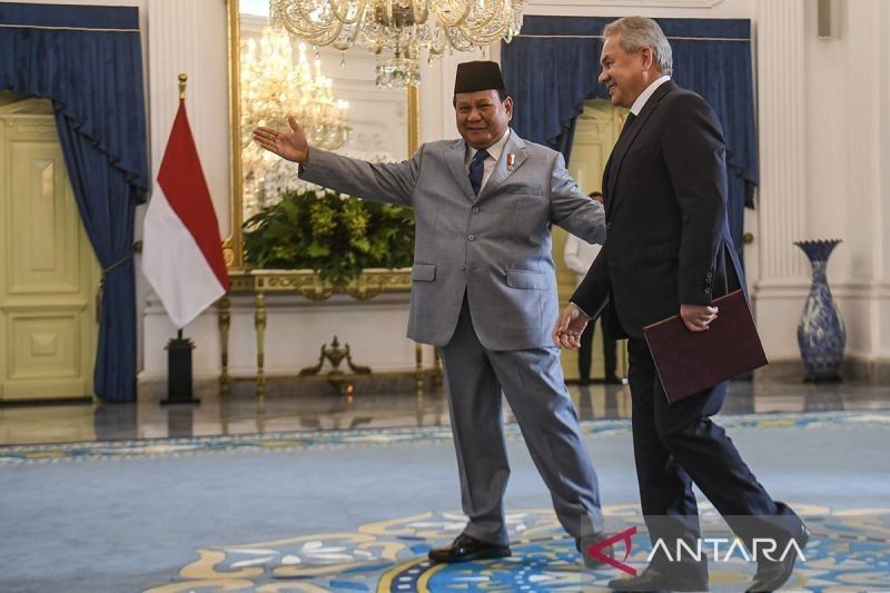 Prabowo Subianto Jamu Menhan Rusia di Istana Kepresidenan, Jalin Kerja Sama Strategis