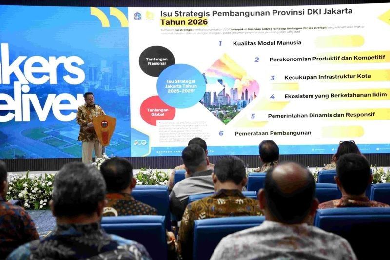 Wagub DKI Instruksikan RKPD 2026 Selaras dengan Pembangunan Nasional