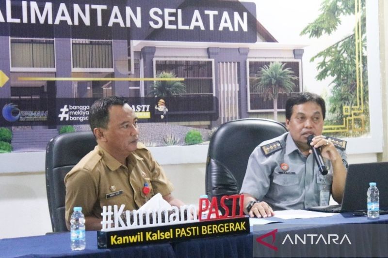 Kemenkumham Kalsel Harmonisasi Raperda Pemekaran Desa di Barito Kuala