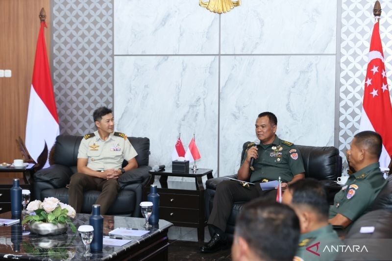 TNI AD dan Angkatan Darat Singapura Perkuat Kerja Sama Militer