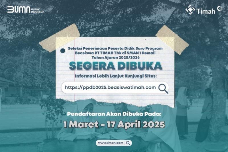 PT Timah Kembali Buka Kelas Beasiswa di SMAN 1 Pemali, Raih Pendidikan Gratis!