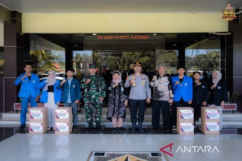 Polres Batang Berbagi Sembako Jelang Ramadhan, Jalin Sinergi TNI-Polri-Masyarakat