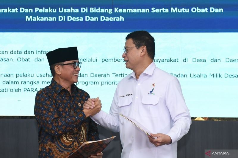 Kemendes dan BPOM Jalin Kerja Sama Awasi Obat dan Makanan di Desa