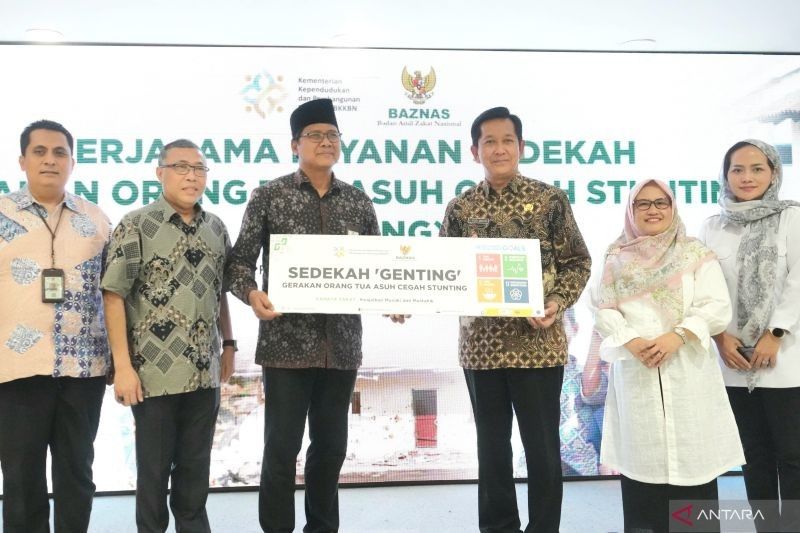 Kemendukbangga dan Baznas Kolaborasi Atasi Stunting Lewat Program Sedekah Genting