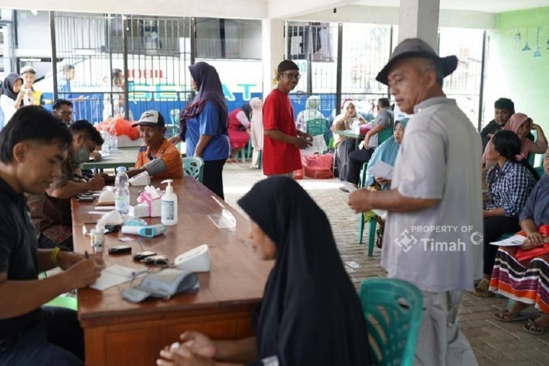 Antusiasme Warga Baskara Bakti Gunakan Layanan Mobil Sehat PT Timah Jelang Ramadhan