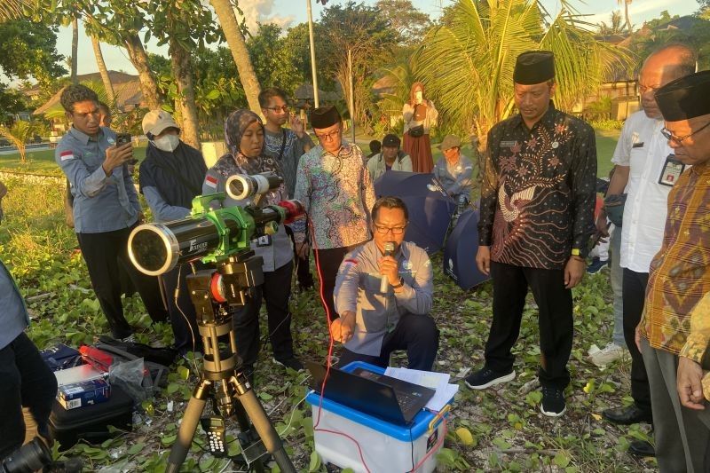 Kemenag Bali Gagal Lihat Hilal di Pantai Patra Jasa, Menunggu Sidang Isbat