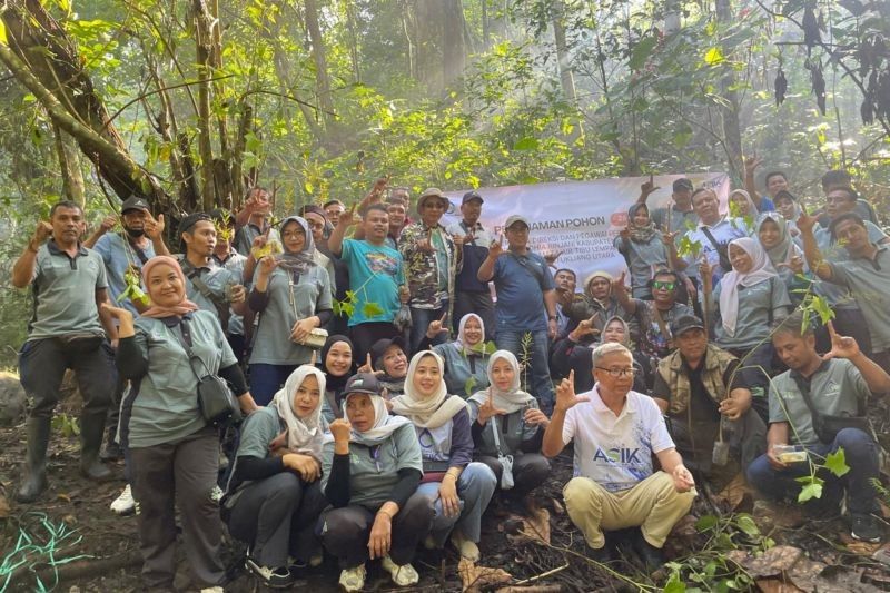 PDAM Lombok Tengah Tanam Ratusan Pohon di Kawasan Sumber Mata Air, Cegah Longsor dan Jaga Kelestarian