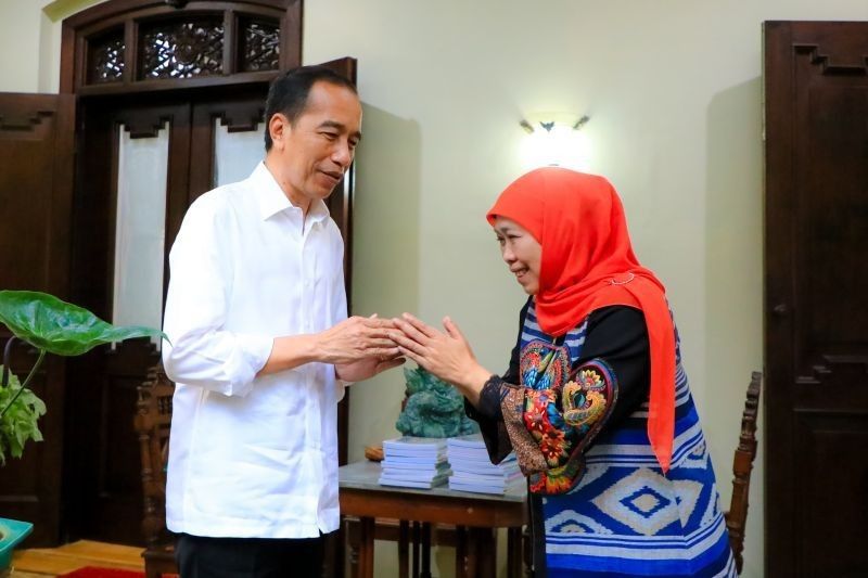 Khofifah-Emil Dardak Silaturahmi dengan Jokowi, Bahas Strategi Kepemimpinan dan Penguatan Ekonomi Jatim