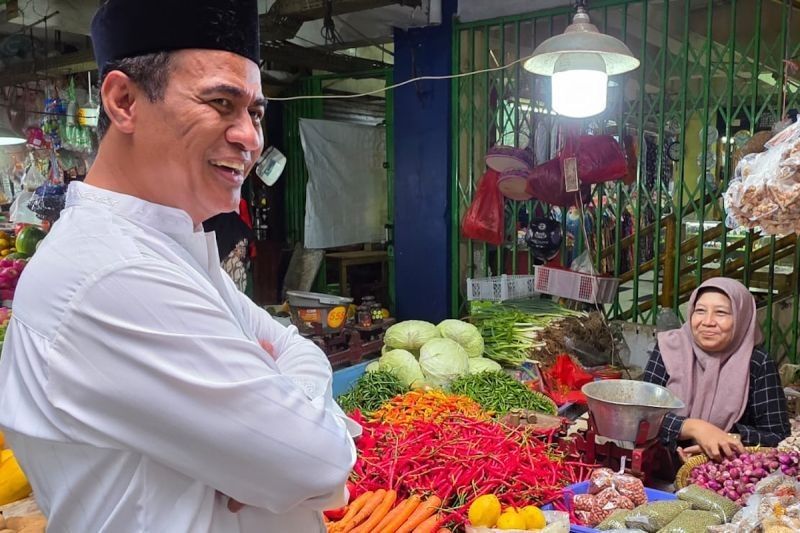 Mentri Pertanian Periksa Harga Pangan di Pasar Jakarta Jelang Ramadan