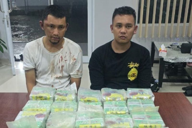 BNNP Jambi Gagalkan Peredaran 25 Kg Sabu, Dua Tersangka Ditangkap