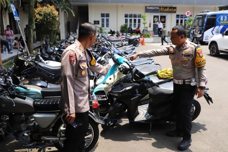 Polresta Malang Sita 130 Motor Terkait Balap Liar di Awal Ramadhan