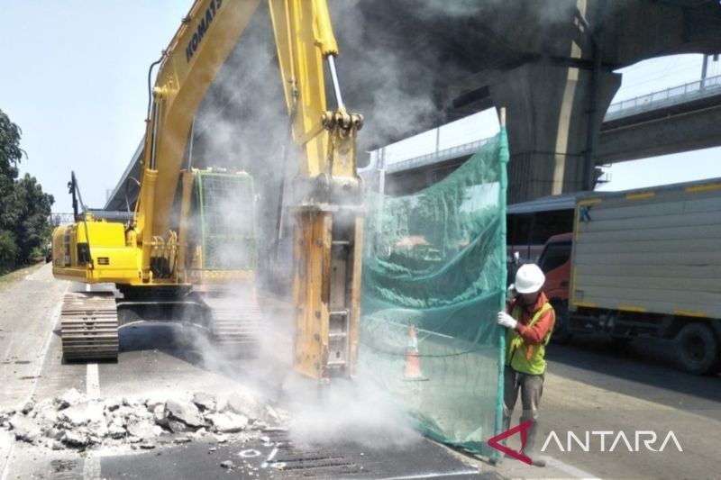 Jasamarga Rekonstruksi Tiga Titik Tol Jakarta-Cikampek, Pengguna Jalan Diminta Waspada