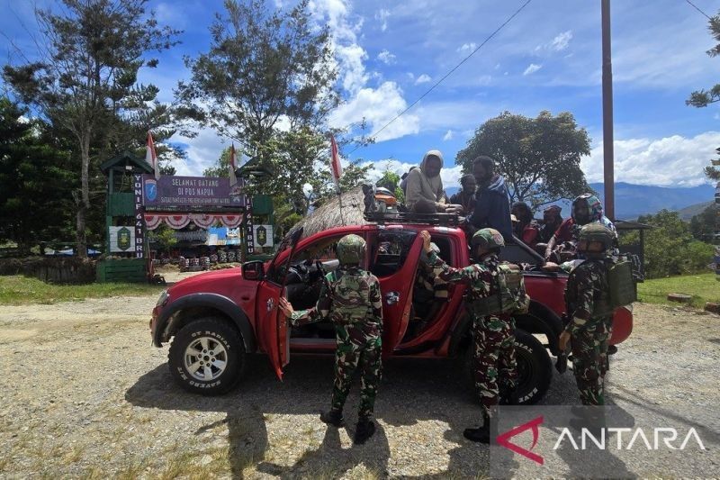 Razia Kendaraan di Napua, Jayawijaya: Satgas Yonif 641/Bru Pastikan Keamanan