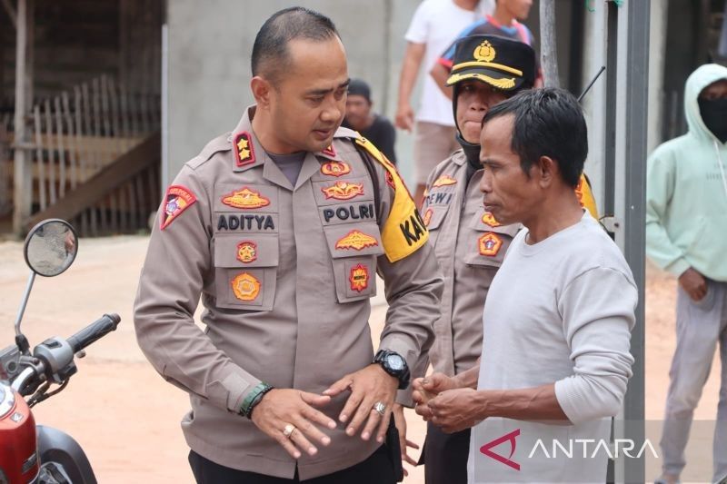 Polres Bangka Tengah Cegah Konflik Pertambangan Timah di Batu Beriga