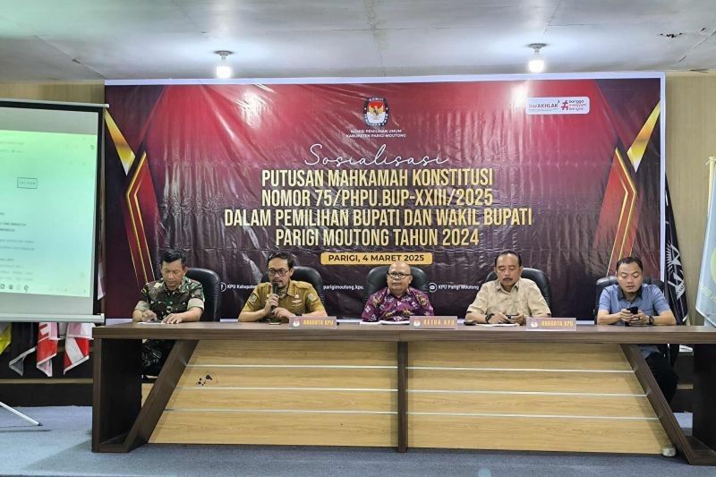 Pemungutan Suara Ulang Parigi Moutong Butuh Rp32 Miliar, Pemkab Siap Koordinasi dengan Kemendagri