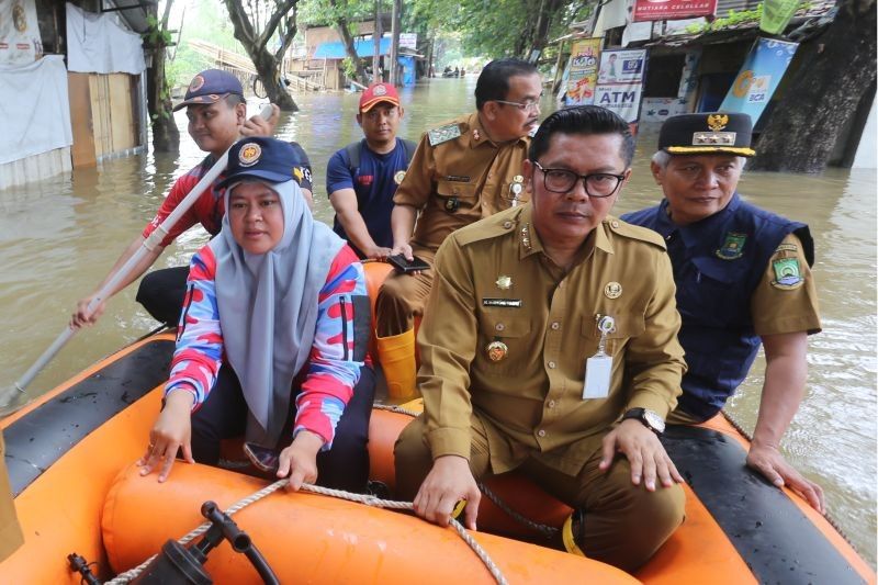 Pemkot Tangerang Kerahkan 23 Pompa Atasi Banjir di Tiga Lokasi