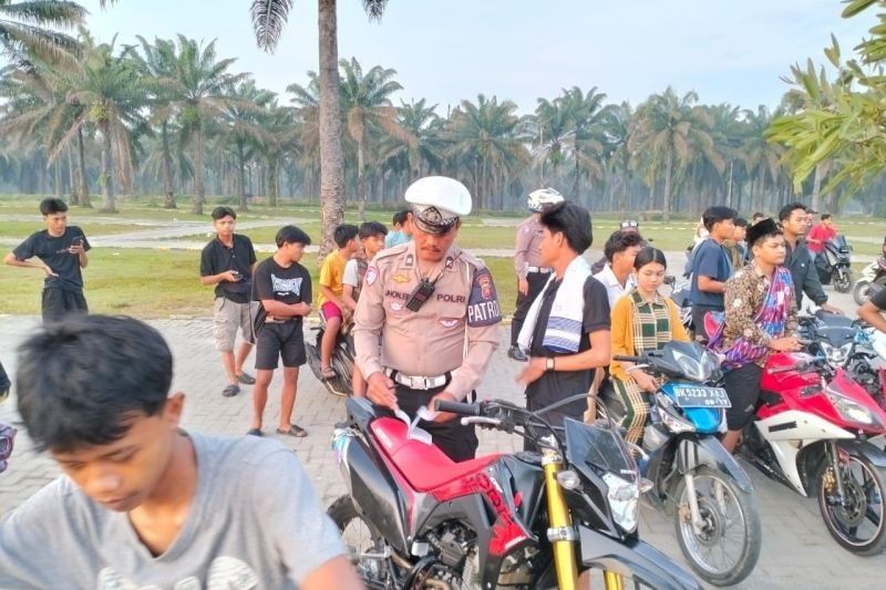 Polres Sergai Amankan 56 Kendaraan dalam Patroli Asmara Subuh Ramadhan