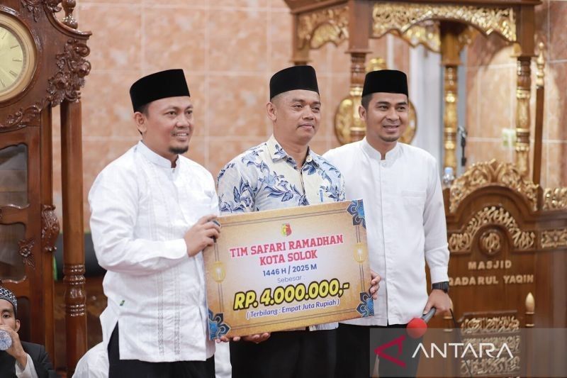 Pemkot Solok Gratiskan Air PDAM untuk Masjid dan Mushalla, Program BPJS Ketenagakerjaan Juga Diluncurkan