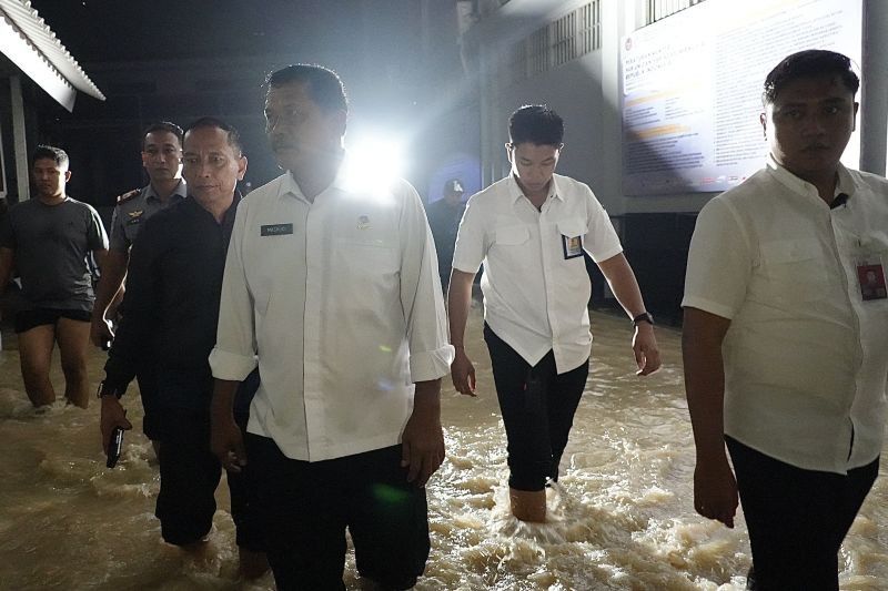 Dirjen PAS Pastikan Layanan Warga Binaan Lapas Cikarang Tetap Berjalan di Tengah Banjir