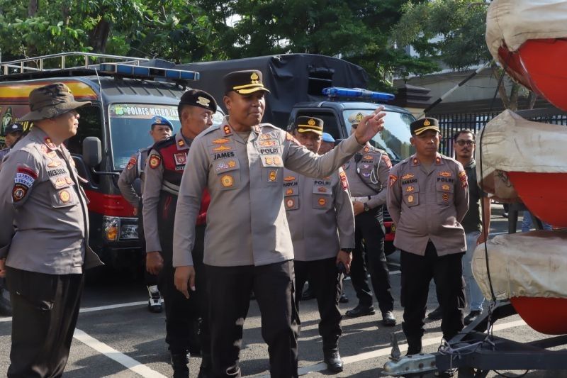 Polres Jakut Cek Kesiapan Hadapi Banjir: Peralatan hingga Personel Diperiksa