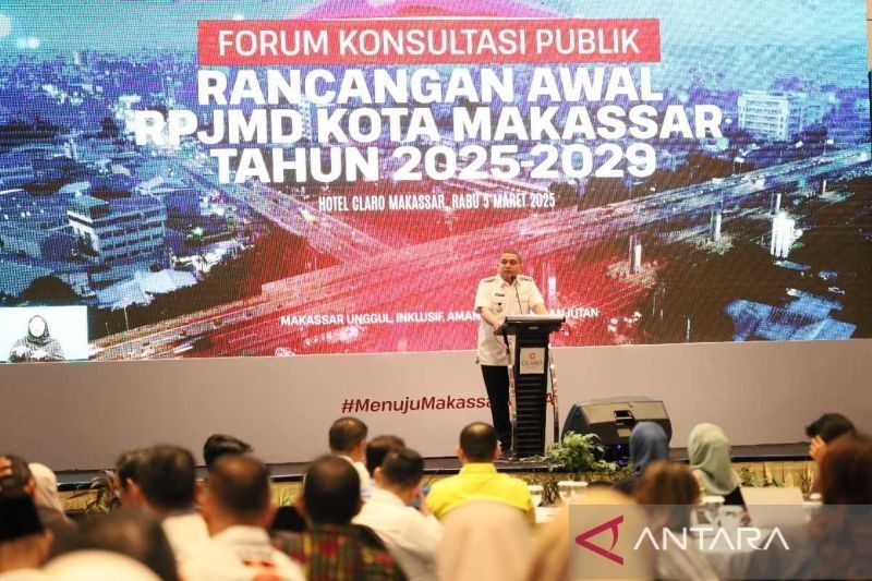 Wali Kota Makassar Luncurkan Forum Konsultasi Publik RPJMD 2025-2029