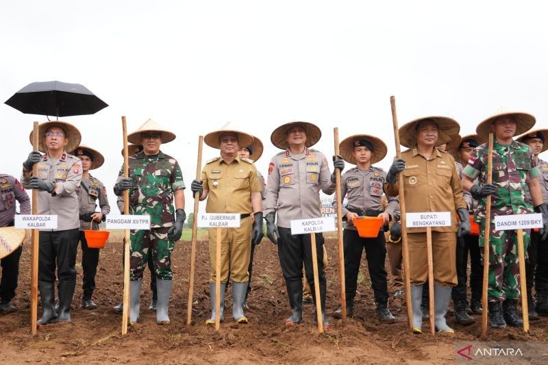 Gubernur Kalbar Dorong Sinergi TNI-Polri Demi Ketahanan Pangan 2026